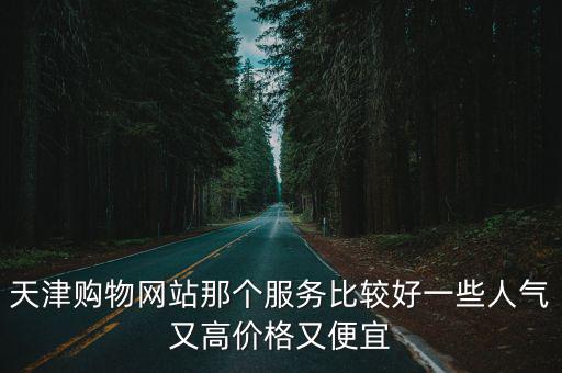 天津購物網站那個服務比較好一些人氣又高價格又便宜
