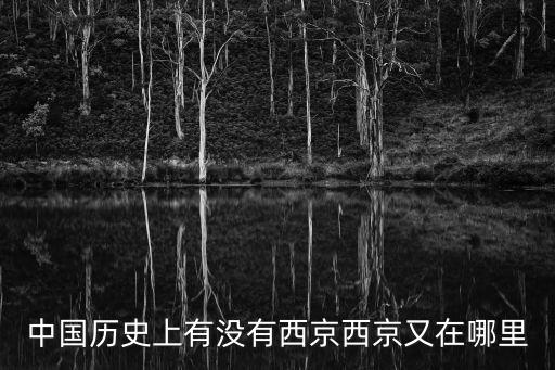 中國歷史上有沒有西京西京又在哪里
