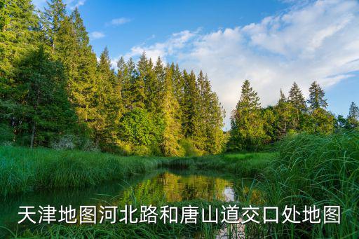 天津市交通地圖高清版大圖，天津地圖河北路和唐山道交口處地圖