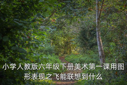 小學(xué)人教版六年級下冊美術(shù)第一課用圖形表現(xiàn)之飛能聯(lián)想到什么