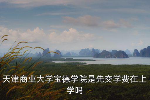 天津商業(yè)大學寶德學院是先交學費在上學嗎