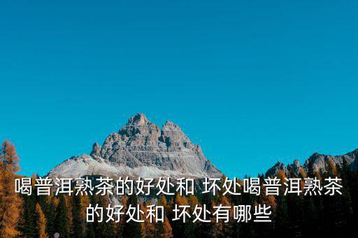 喝普洱熟茶的好處和 壞處喝普洱熟茶的好處和 壞處有哪些