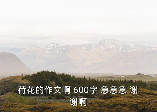 荷花作文600字，描荷花的作文600字要寫出它的香氣花瓣形態葉片