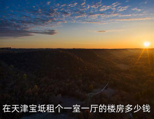 天津市寶坻區領秀城小區的租房價格，請問在寶坻租個一室一廳的住房多少錢