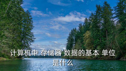 數(shù)據(jù)存儲(chǔ)單位,計(jì)算機(jī)存儲(chǔ)單位從大到小排序如下