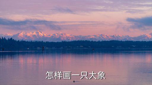 怎樣畫一只大象