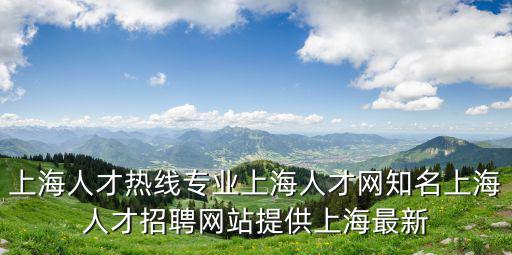 上海人才熱線專業上海人才網知名上海人才招聘網站提供上海最新
