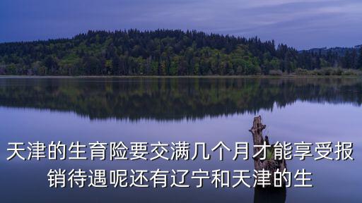 天津的生育險要交滿幾個月才能享受報銷待遇呢還有遼寧和天津的生