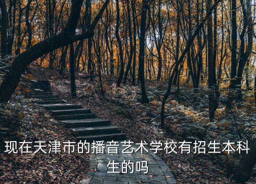 現在天津市的播音藝術學校有招生本科生的嗎