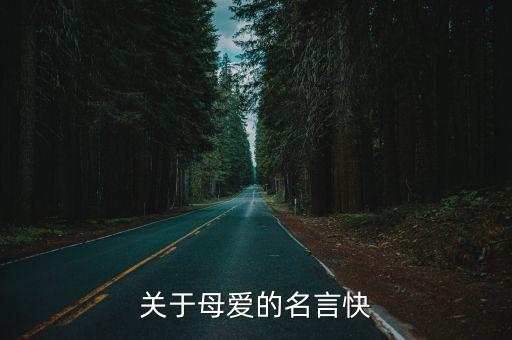 有關(guān)母愛的名言，關(guān)于母愛的名言快