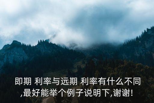 即期利率,收益率曲線即時利率可換取多達五種利率!