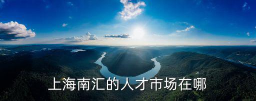 上海正規招聘人才市場地址，上海松江人才市場在哪里