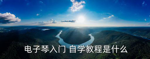  電子琴入門 自學教程是什么