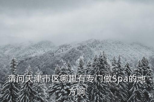 天津市津南區有推油的，請問天津市區哪里有專門做Spa的地方啊