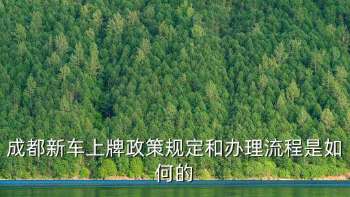 成都新車上牌政策規定和辦理流程是如何的