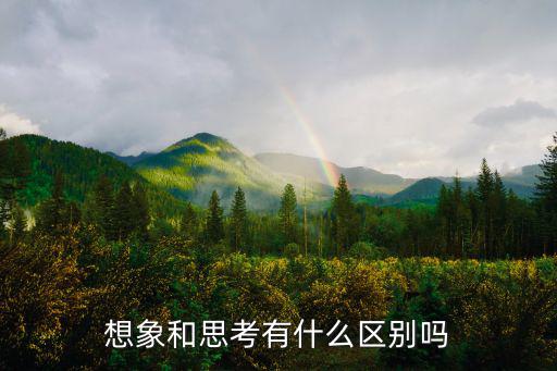 想象和思考有什么區別嗎