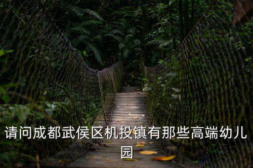 請問成都武侯區機投鎮有那些高端幼兒園