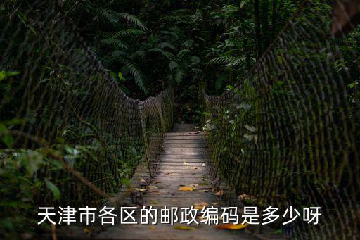 天津市各區(qū)的郵政編碼是多少呀