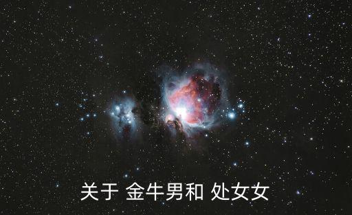 關于 金牛男和 處女女
