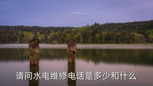 請問水電維修電話是多少和什么