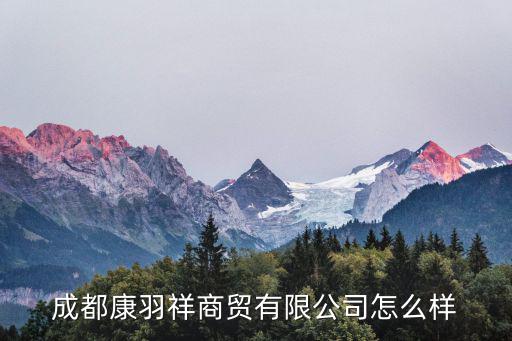 成都康羽祥商貿(mào)有限公司怎么樣
