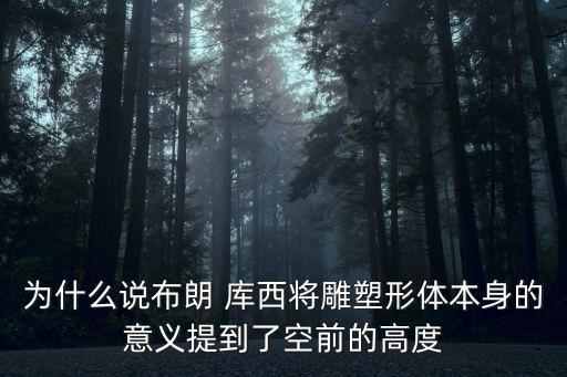 庫西,20世紀最重要雕塑家之一布朗庫西的雕塑