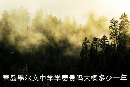 青島墨爾文中學學費貴嗎大概多少一年