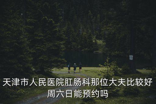 天津市人民醫院 劉瑩，天津市人民醫院肛腸科那位大夫比較好周六日能預約嗎