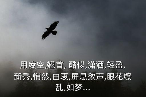 用凌空,翹首, 酷似,瀟灑,輕盈,新秀,悄然,由衷,屏息斂聲,眼花繚亂,如夢...