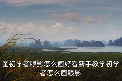 眼影怎么畫初學者，圖初學者眼影怎么畫好看新手教學初學者怎么畫眼影