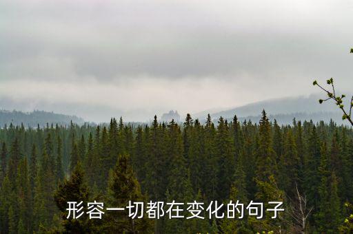 一切都變了,一切都變了!