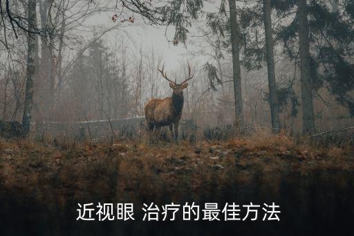  近視眼 治療的最佳方法