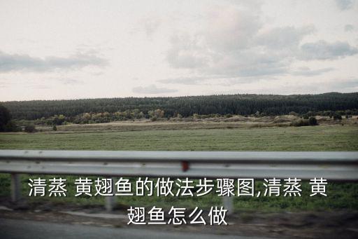 清蒸 黃翅魚的做法步驟圖,清蒸 黃翅魚怎么做