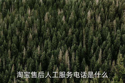 售后服務電話，淘寶售后人工服務電話是什么
