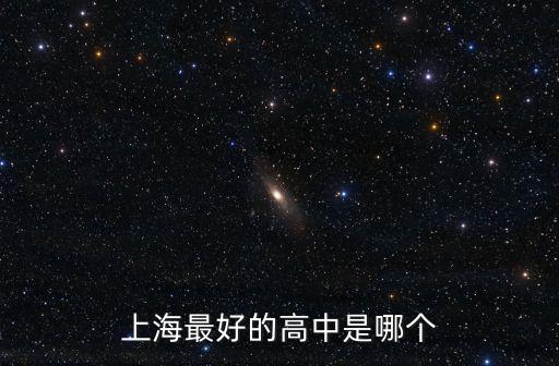 上海最好的高中是哪個