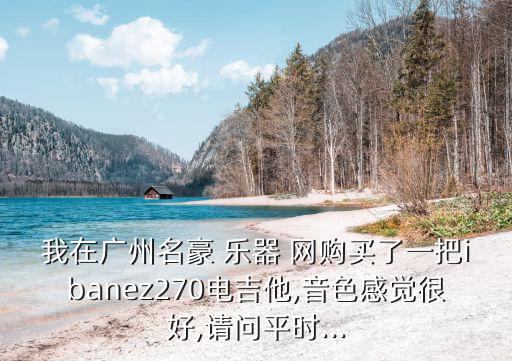 我在廣州名豪 樂器 網購買了一把ibanez270電吉他,音色感覺很好,請問平時...