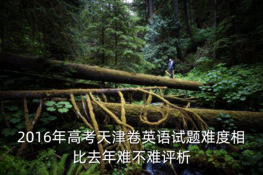 天津市南開區2016英語高考，2016高考英語天津卷b篇翻譯