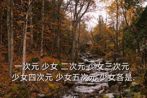 一次元 少女 二次元 少女三次元 少女四次元 少女五次元 少女各是...