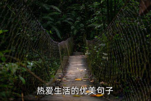 熱愛生活的優美句子，關于生活的句子