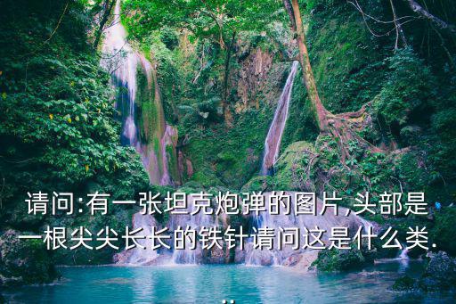 請問:有一張坦克炮彈的圖片,頭部是一根尖尖長長的鐵針請問這是什么類...