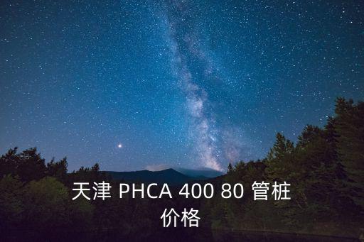 天津 PHCA 400 80 管樁價格