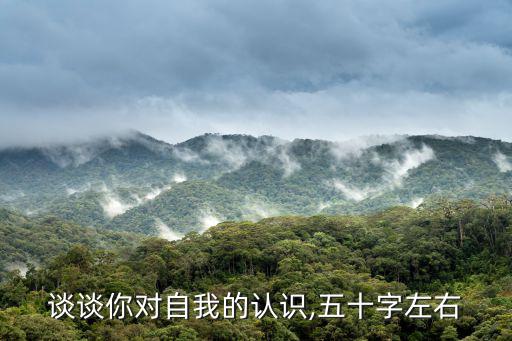 談談你對自我的認識,五十字左右