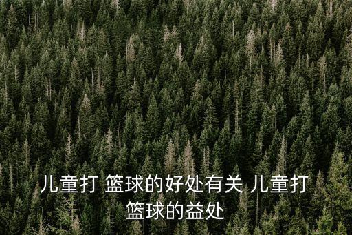 兒童籃球,打籃球好玩孩子自覺快樂運動瘦身