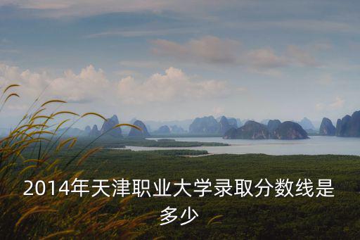 2014年天津職業大學錄取分數線是多少
