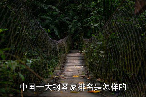 中國十大鋼琴家排名是怎樣的