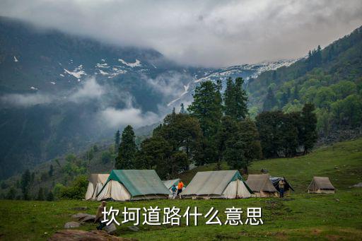  坎坷道路什么意思
