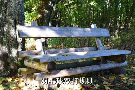 羽毛球雙打規則