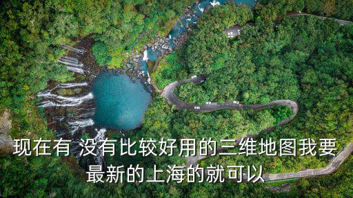 現在有 沒有比較好用的三維地圖我要最新的上海的就可以