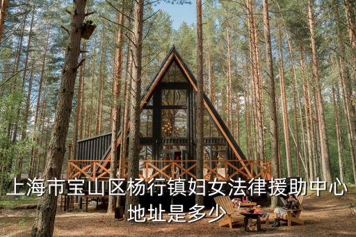 上海市寶山區(qū)楊行鎮(zhèn)婦女法律援助中心地址是多少
