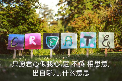 定不負(fù)相思意,我想你卻看不見你原來是一場誤會